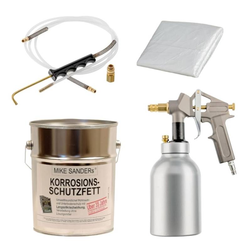 COLOURLOCK Druckbecherpistole HSDR 3350 Set, 4kg Mike Sanders, 2 Sonden u. gratis Abdeckplane von COLOURLOCK