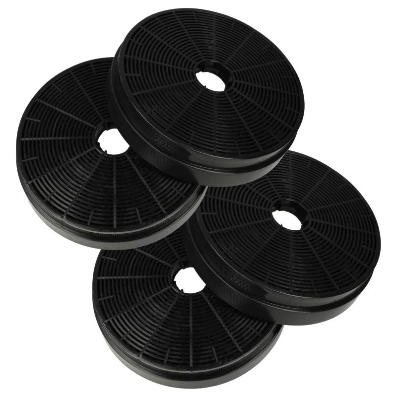 vhbw 4x Aktivkohlefilter Ersatz für Klarstein 10030727, CGCH3 für Dunstabzugshaube - 17,5 cm von vhbw