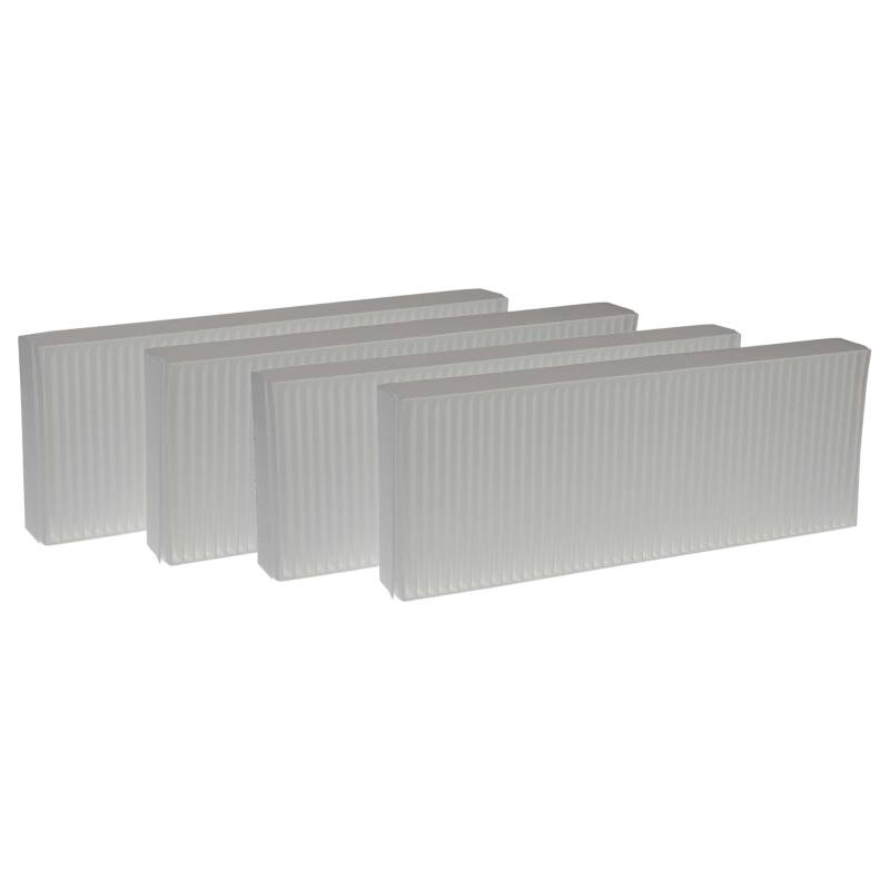 vhbw 4x Filter G4 Ersatz für Zehnder 527004250 für Lüftungsgerät - Filterset, 48 x 18 x 10 cm, Weiß von vhbw