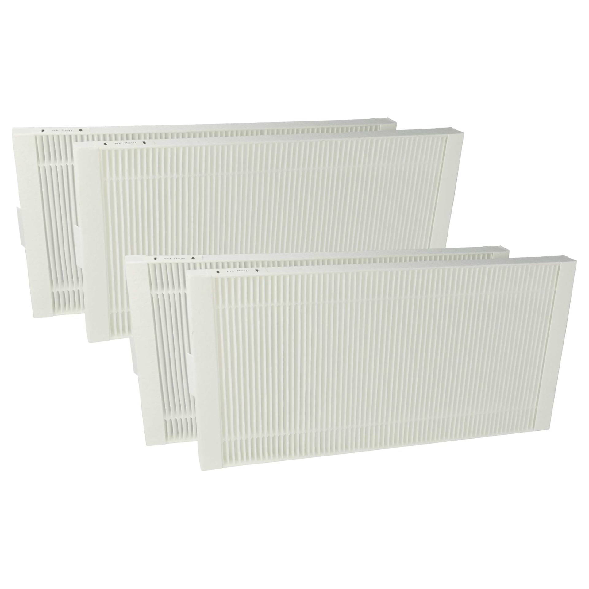 vhbw 4x Pollenfilter passend für Stiebel-Eltron LWZ 5 S Trend, LWZ 5 S Plus Lüftungssystem - Luftfilter F7 Weiss von vhbw