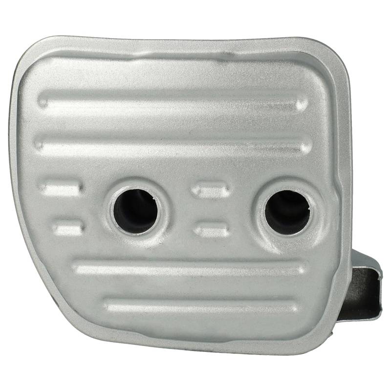 vhbw Auspuff-Schalldämpfer kompatibel mit Stihl MS 231, MS 251, MS 231C, MS 251C Motorsäge - 11 x 8,4 x 6,5 cm, Silber von vhbw
