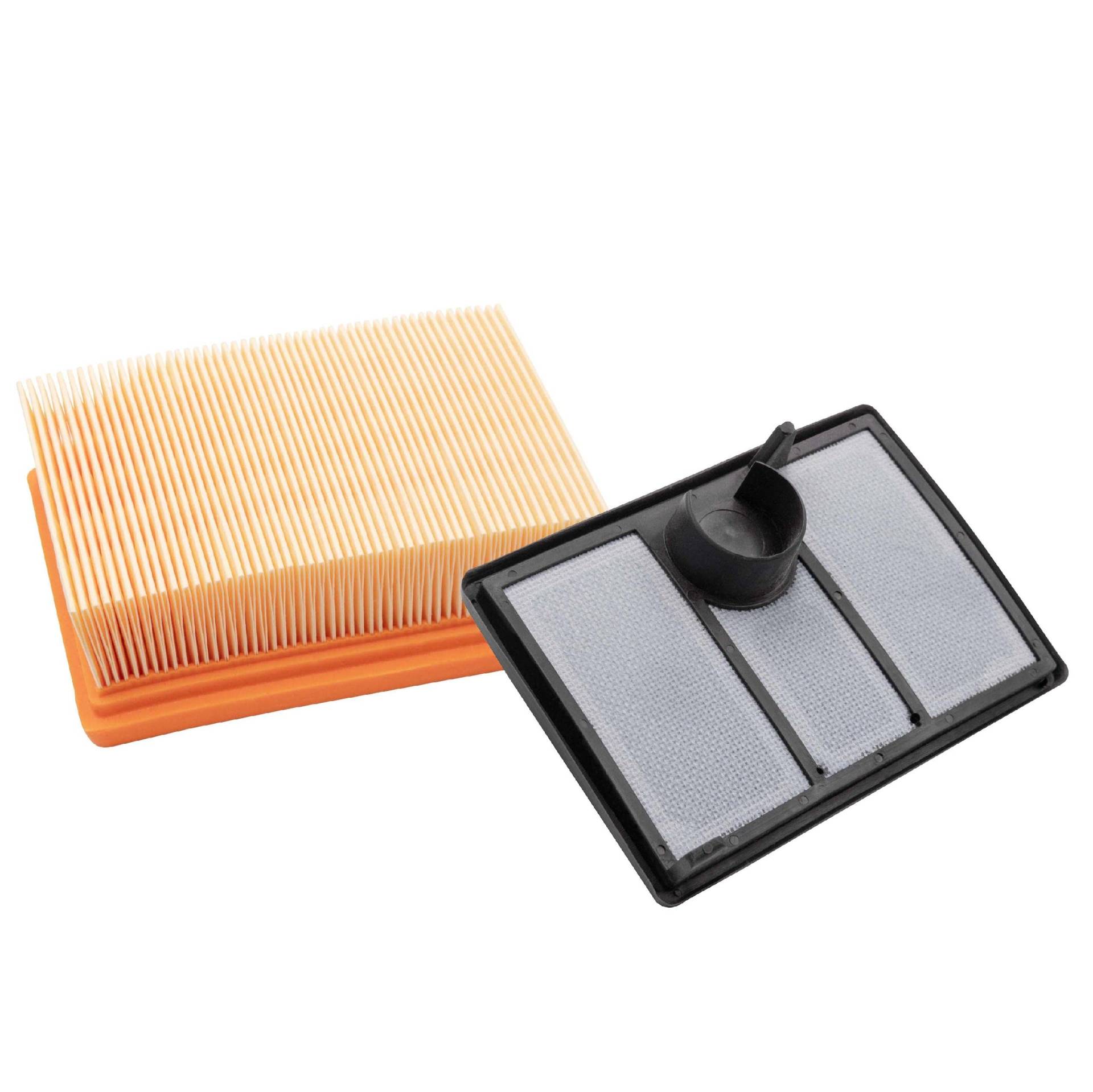 vhbw Filter Set kompatibel mit Stihl TS 700, TS 800 Motorsäge, Luftfilter, Zusatzfilter von vhbw