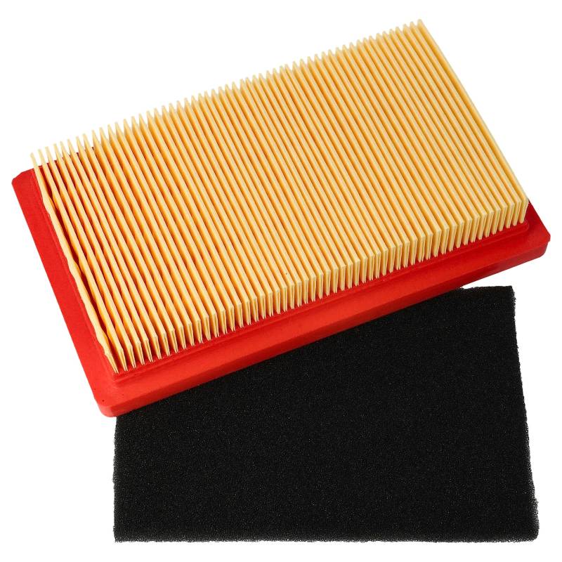 vhbw 2x Filter (1x Vorfilter, 1x Luftfilter) Ersatz für Honda 17211ZG9M00 für Rasenmäher - 14,5x 8,5 x 2,8 cm von vhbw