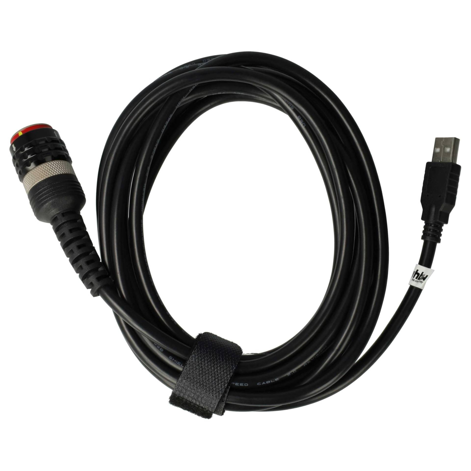 vhbw USB-Adapterkabel Ersatz für Volvo 88890305 für KFZ-Diagnosegerät - 390 cm von vhbw