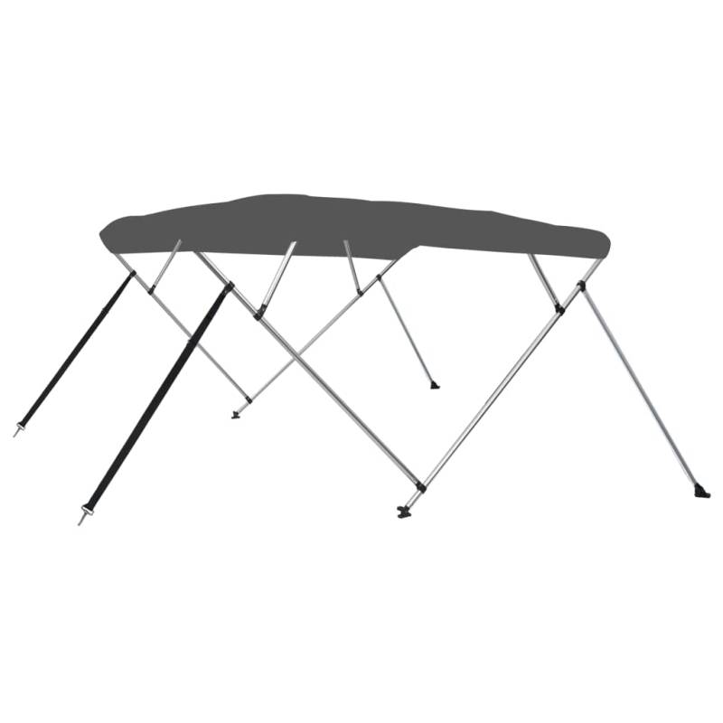 vidaXL 4-Bow Bimini Top Anthrazit 243x180x137 cm von vidaXL