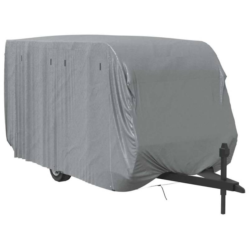 vidaXL Schutzhülle für Wohnwagen Grau 460x250x220 cm Vliesstoff von vidaXL