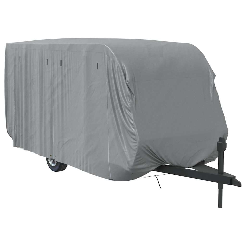 vidaXL Schutzhülle für Wohnwagen Grau 670x250x220 cm Vliesstoff von vidaXL