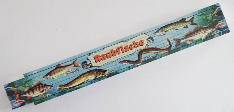 Zollstock Gliederstab Meterstab 2m - Raubfische angeln Angler Fisch Teich See Hobby Ruhe Freizeit genießen von vielesguenstig by Robby Wanka