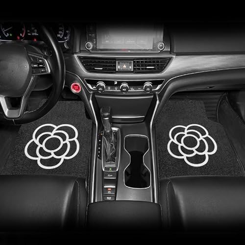 Auto FußMatten Für BM*W 4 Series F33 Cabriolet 2014-2020,Wasserfest Antirutsch Fussmatten Massanfertigung Innenausstattung Vorne Und Hinten ZubehöR.,A/Two Front Foot mats von vmwia