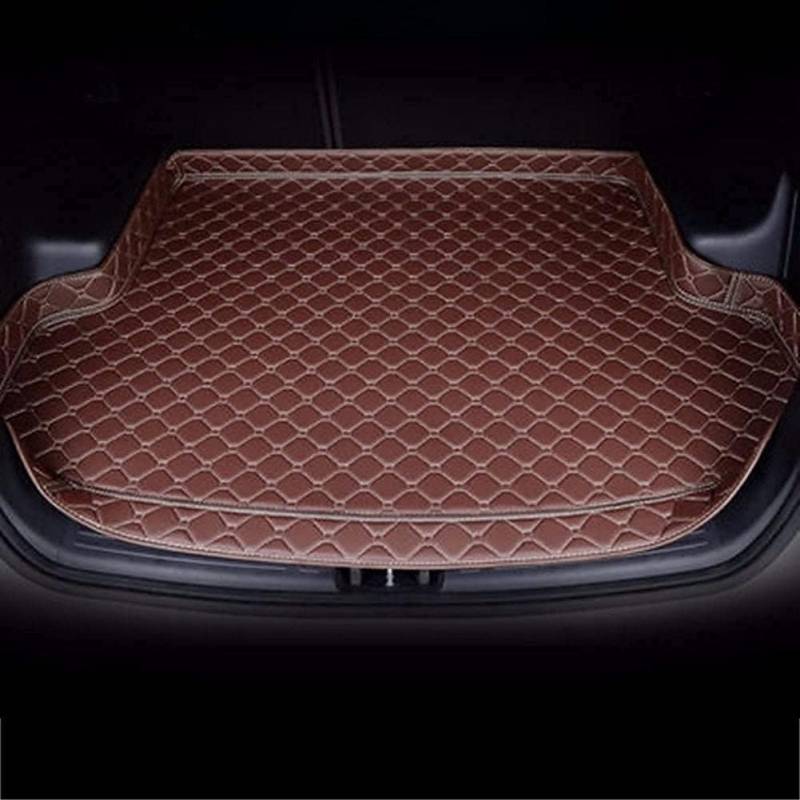 Auto Kofferraummatten Für Skoda Yeti 2014-2016 (backrest Without Cup Holder, Spare tire Rear),Langlebiges Wasserdicht Kratzfest Kofferraum Cargo Schutzmatte Innenausstattung Zubehör. von vmwia