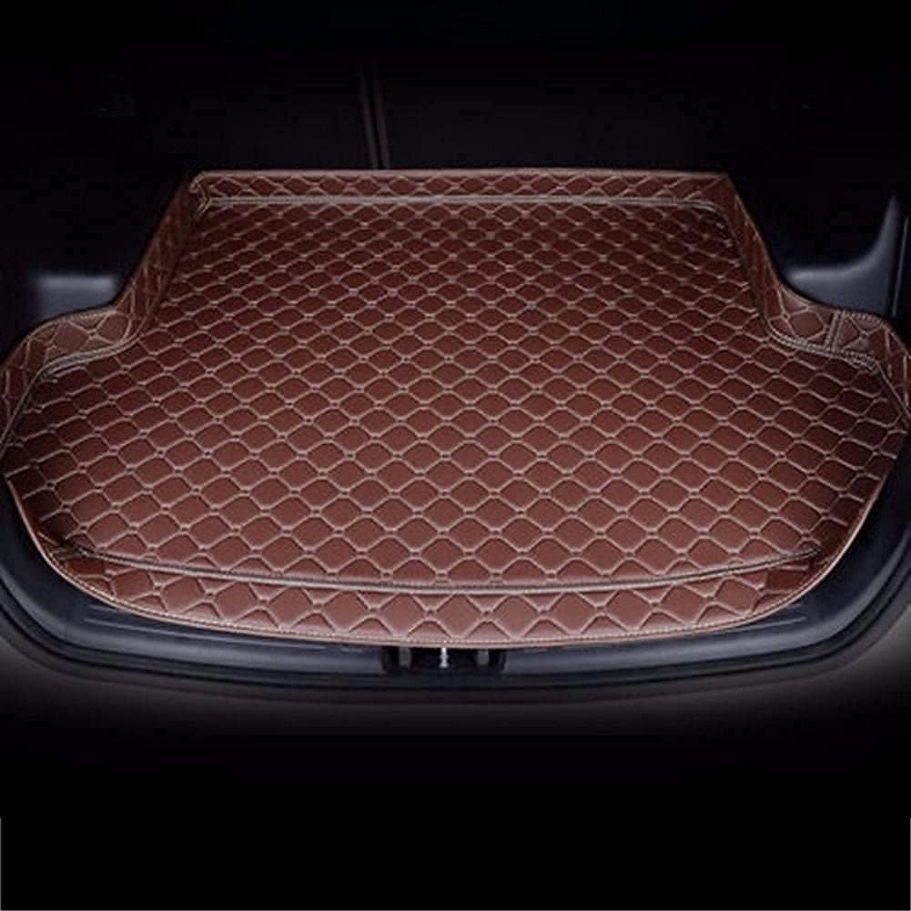 Auto Kofferraummatten Für Toyota Land Cruiser 8 Seats 2010-2015(Two-Row backrest 3 Pieces),Langlebiges Wasserdicht Kratzfest Kofferraum Cargo Schutzmatte Innenausstattung Zubehör.,A/Coffee von vmwia