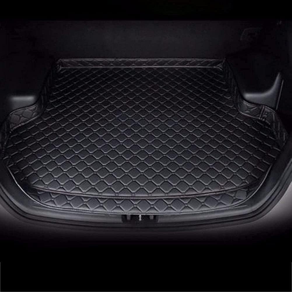 Auto Kofferraummatten Für Volvo XC90 7 Seats 2010-2014,Langlebiges Wasserdicht Kratzfest Kofferraum Cargo Schutzmatte Innenausstattung Zubehör.,A/Black von vmwia