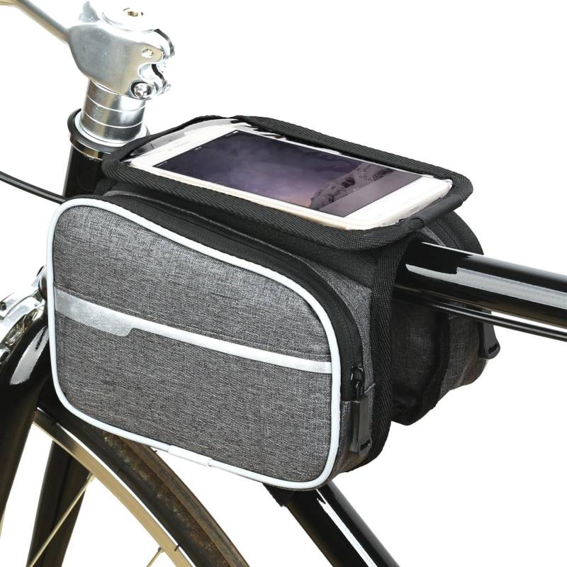 weiting Fahrrad-Frontrahmentasche, Fahrrad-Oberrohrtasche,Fahrrad-Frontrahmentasche | Fahrrad-Frontrahmentasche, Fahrrad-Touchscreen-Handytasche, Fahrradtasche für Mountainbike, Rennrad von weiting