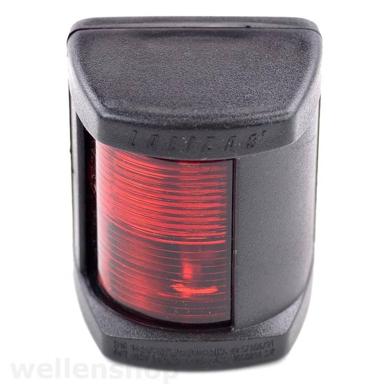 wellenshop LED Backbordlaterne Boot Navigationsbeleuchtung 12V Schwarz von wellenshop