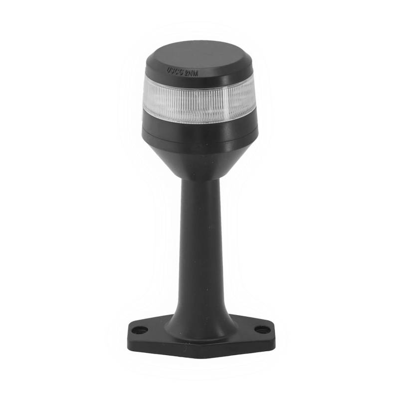 wellenshop LED Rundumlicht weiß 360°, Ankerlicht, Ankerlaterne, 12 V Navigationslicht mit Sockel, für Boote bis 12 m von wellenshop