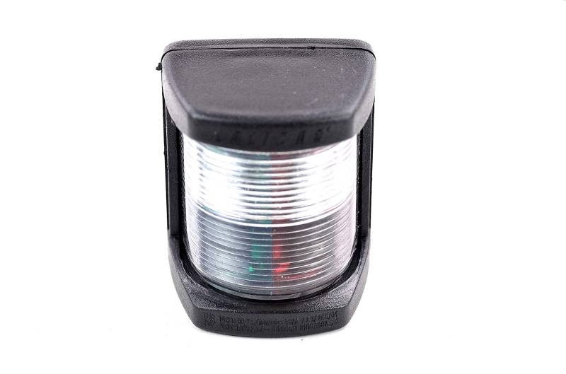 wellenshop LED Zweifarbenlaterne Boot Navigationsbeleuchtung 12V Schwarz von wellenshop