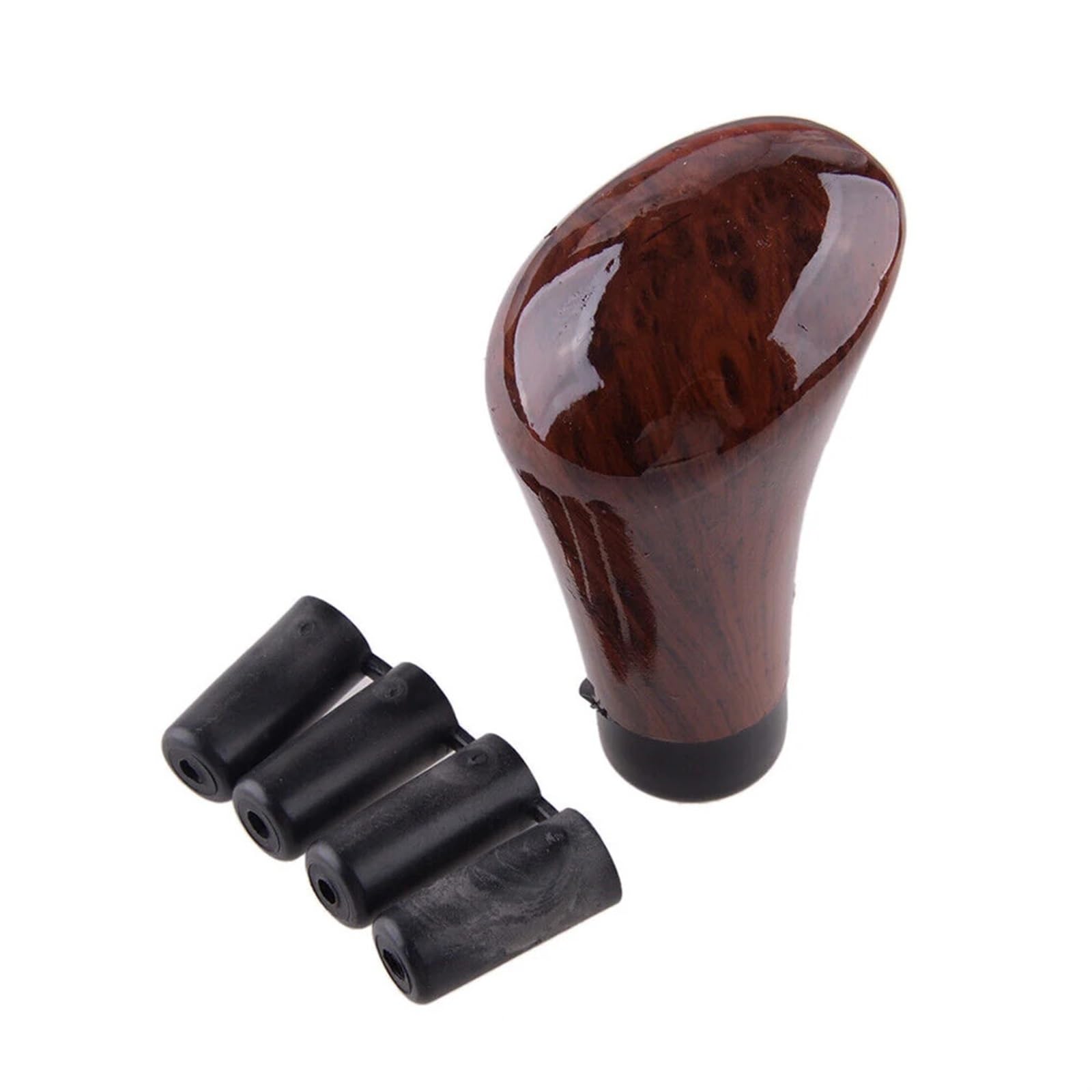 whanua [Replacement] Universal Walnuss Holzmaserung Auto Schaltknauf Kopf Shifter Hebel Stick Knob Hülsen Mit L Werkzeug Innen Zubehör von whanua