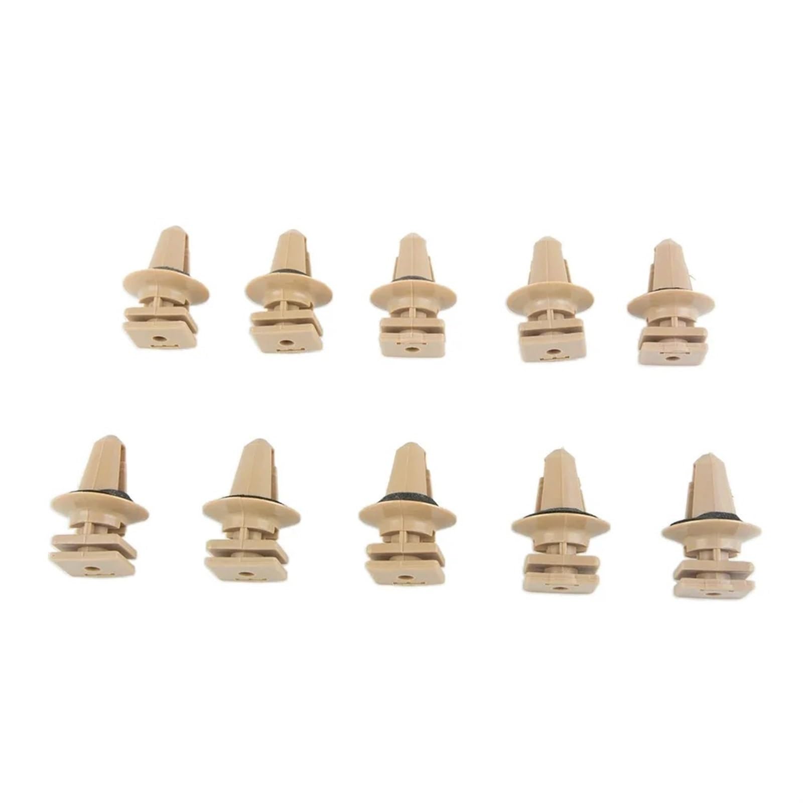 whanua [Replacement] for BMW Clip Türklammern Zubehör 10 mm Loch 10 Stück 51477117532 Kunststoff-Set Zierleisten an Schweller und Türeingang von whanua