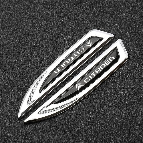 Auto Emblem Aufkleber, für Citroen C1 C2 C3 DS3 DS4 3D Badge Logo Emblem Buchstaben Abziehbilder Abzeichen Dekoration Car Styling,B von whchion