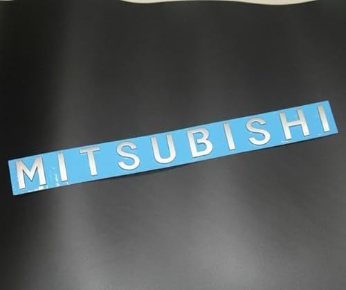 Auto Emblem Aufkleber, für Mitsubishi 3D Badge Logo Emblem Buchstaben Abziehbilder Abzeichen Dekoration Car Styling,B von whchion