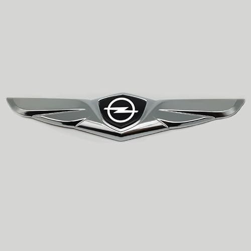 Auto Emblem Aufkleber, für Opel Astra Crossland Grandland Insignia Mokka Combo 3D Badge Logo Emblem Buchstaben Abziehbilder Abzeichen Dekoration Car Styling,A von whchion