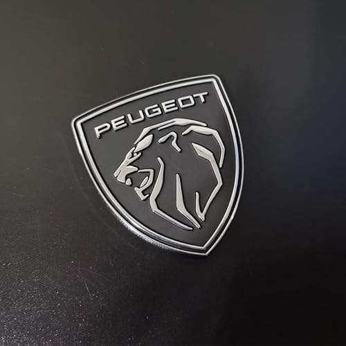 Auto Emblem Aufkleber, für Peugeot 107 108 206 207 207CC 208 3D Badge Logo Emblem Buchstaben Abziehbilder Abzeichen Dekoration Car Styling,A von whchion