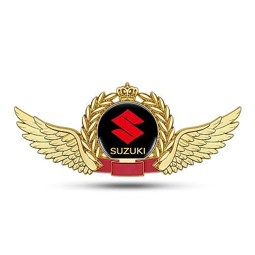 Auto Emblem Aufkleber, für Suzuki BALENO IGNIS Samurai Swift JIMNY Alto SX4 Grand Vitara 3D Badge Logo Emblem Buchstaben Abziehbilder Abzeichen Dekoration Car Styling,A von whchion