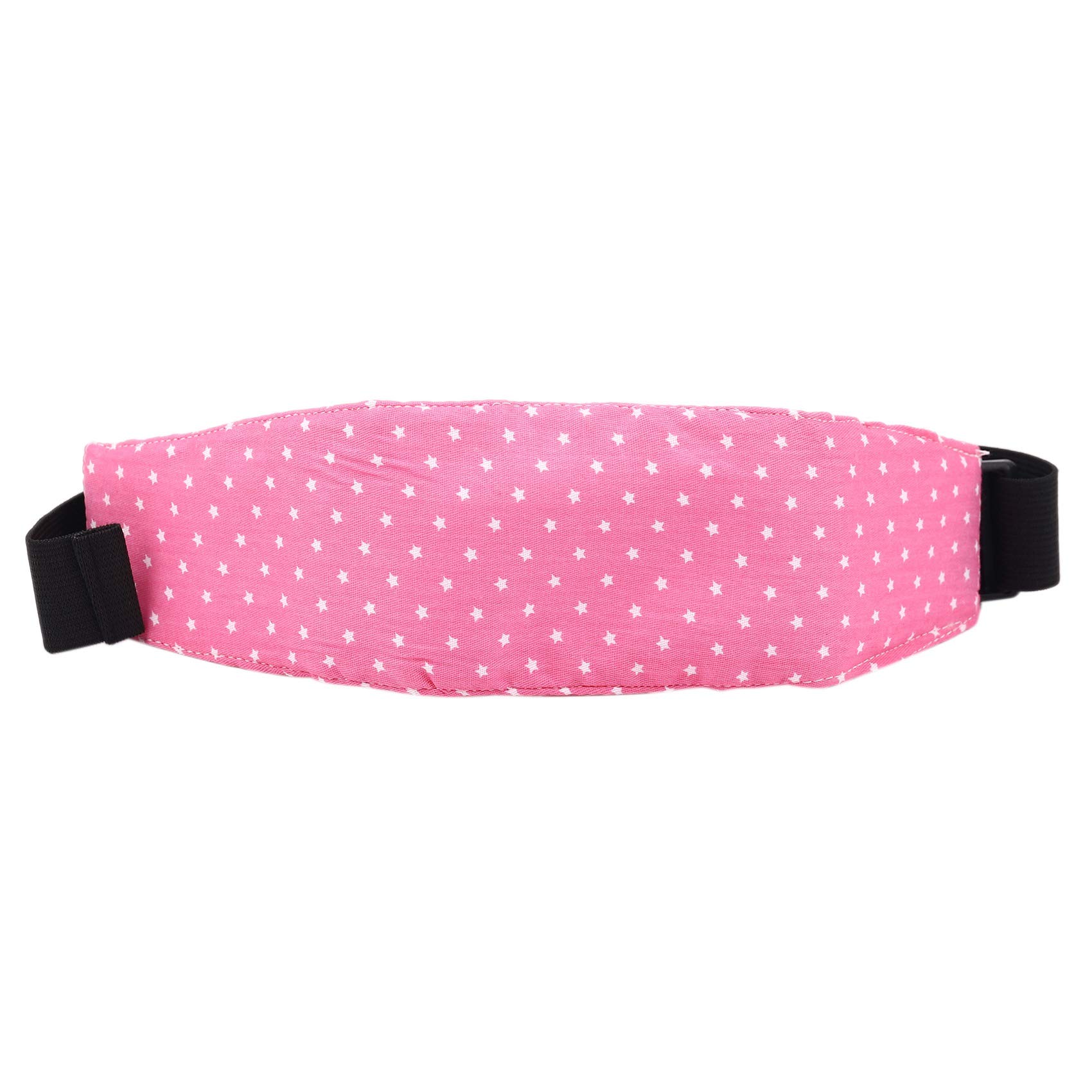 wisspair 1 Stück Befestigung Band Baby Kid Kopfstütze Druck Gürtel Schlaf Autositz Quaste Halter Gurt Kinderwagen Sicherheitsgurt für Kindersitz (Rosa) von wisspair