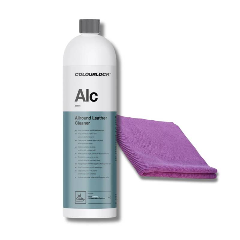 Koch Chemie Allround Leather Cleaner 1L ALC inkl Microfaser Poliertuch Boot Leder Pflege Schiff Leder Reinigung Yacht Leder Reiniger von wortek