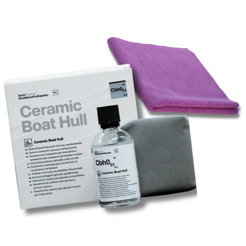 Koch Chemie Ceramic Boat Hull 0,1L Cbh0.01 inkl Microfaser Poliertuch Boot Versiegelung Yacht Keramik Versiegelung Gelcoat Keramik Versiegelung Boot Versiegelung von wortek