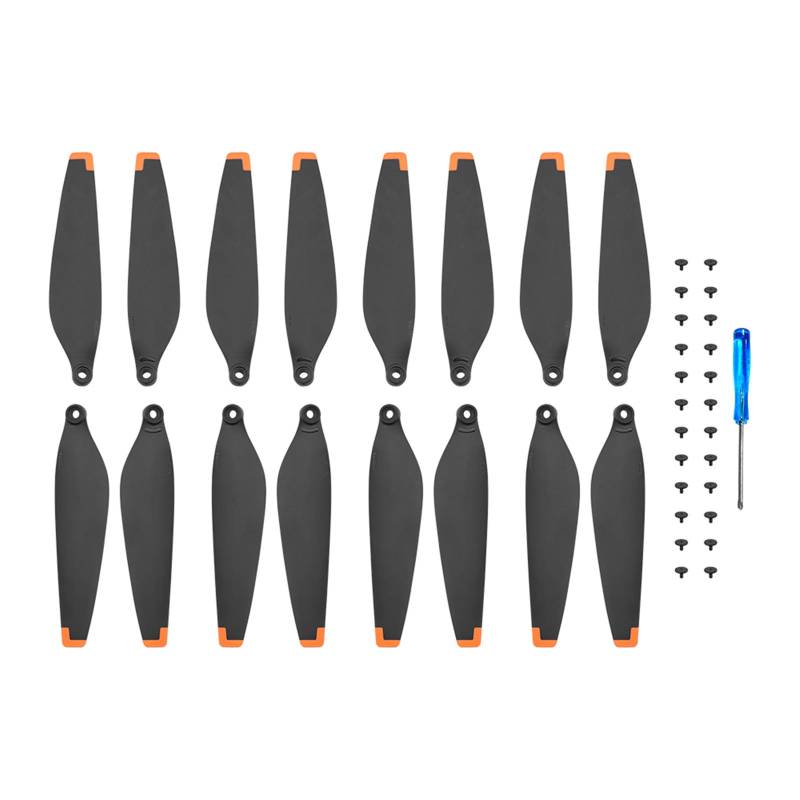 Wtohoby 4 Paar Ersatz 6030F Propeller für DJI Mini 4 Pro/Mini 3 PRO Drohne 16pcs Blade Props Quick-Release Propeller Wing Fans Spare Quadcopters Aircraft Drone Accessory von wtohoby