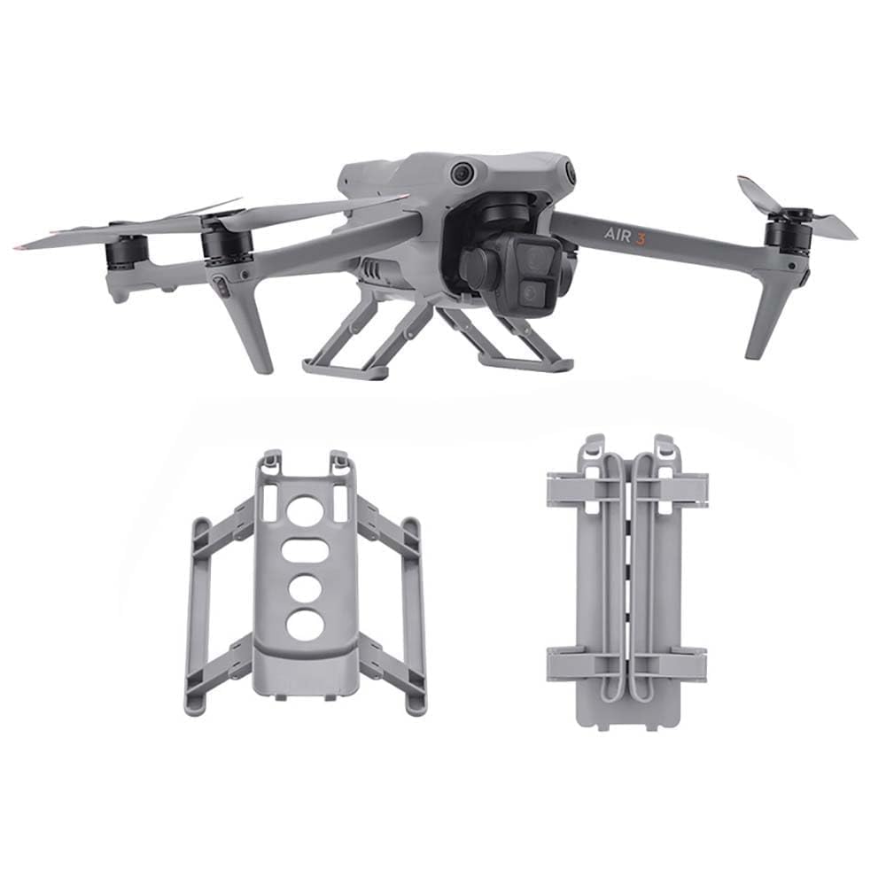 Wtohoby Faltbares Fahrwerk für DJI AIR 3S / AIR 3 Drohne Schnellspanner Schlitten Landebeine Erweiterungsset für DJI AIR 3S/AIR3 Kamera Drohnen Zubehör von wtohoby