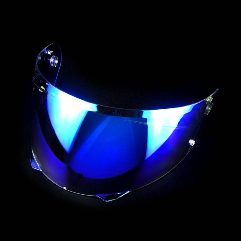 xbiez Professioneller Helmfilm Antibeschlag Gesichtsschutz Buntes Motorradhelm PC Material Passend Für HJ-33 I90 Leichter PC Für Motorradhelme Transparente Windschutzscheibe von xbiez