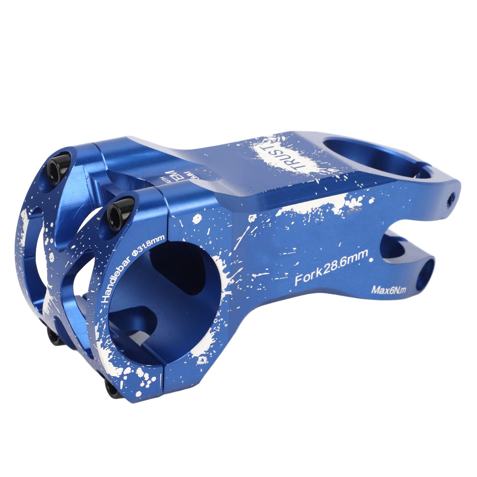 Fahrradvorbau, leichter, verstellbarer Lenker, hochfeste Aluminiumlegierung für Mountainbikes (Blue) von xctopest