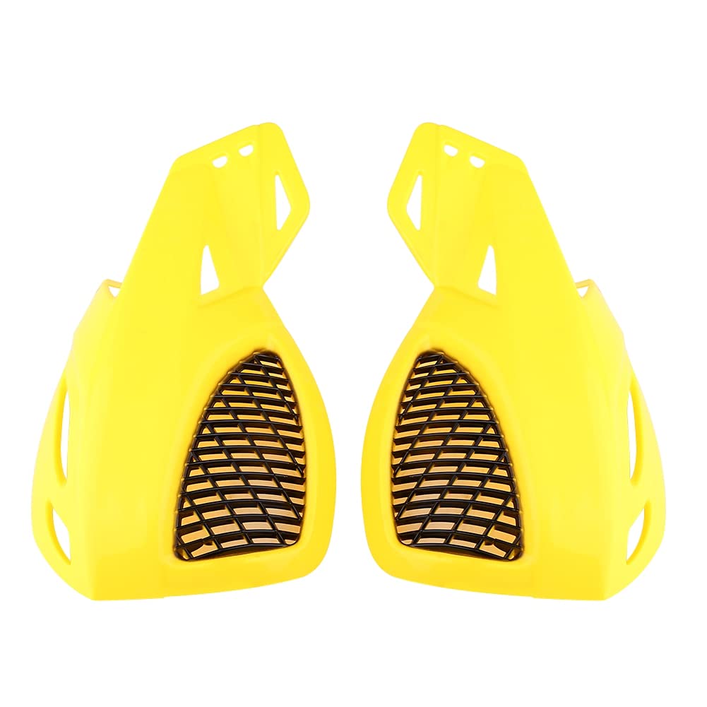 Universal 7/8 Dirt Bike Scooter ATV Motorrad Bürstenstange Handschutz Handschutz für die meisten Motorräder Buntes, helles Aussehen (Yellow) von xctopest