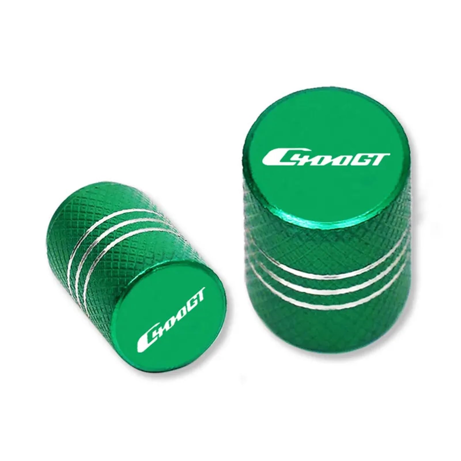 Autoreifen-Luftkappen-Abdeckung Für C400GT 2019 2020 Motorrad Reifen Ventil CNC Aluminium Luftdichten Port Stem Abdeckung Caps Zubehör(Green) von xiaobin