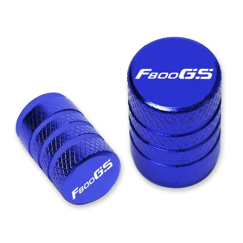 Autoreifen-Luftkappen-Abdeckung Für F 800GS Adventure 2008 2009-2021 Motorrad CNC Zubehör Reifen Ventil Luft Port Abdeckung Stem Caps(Blue) von xiaobin