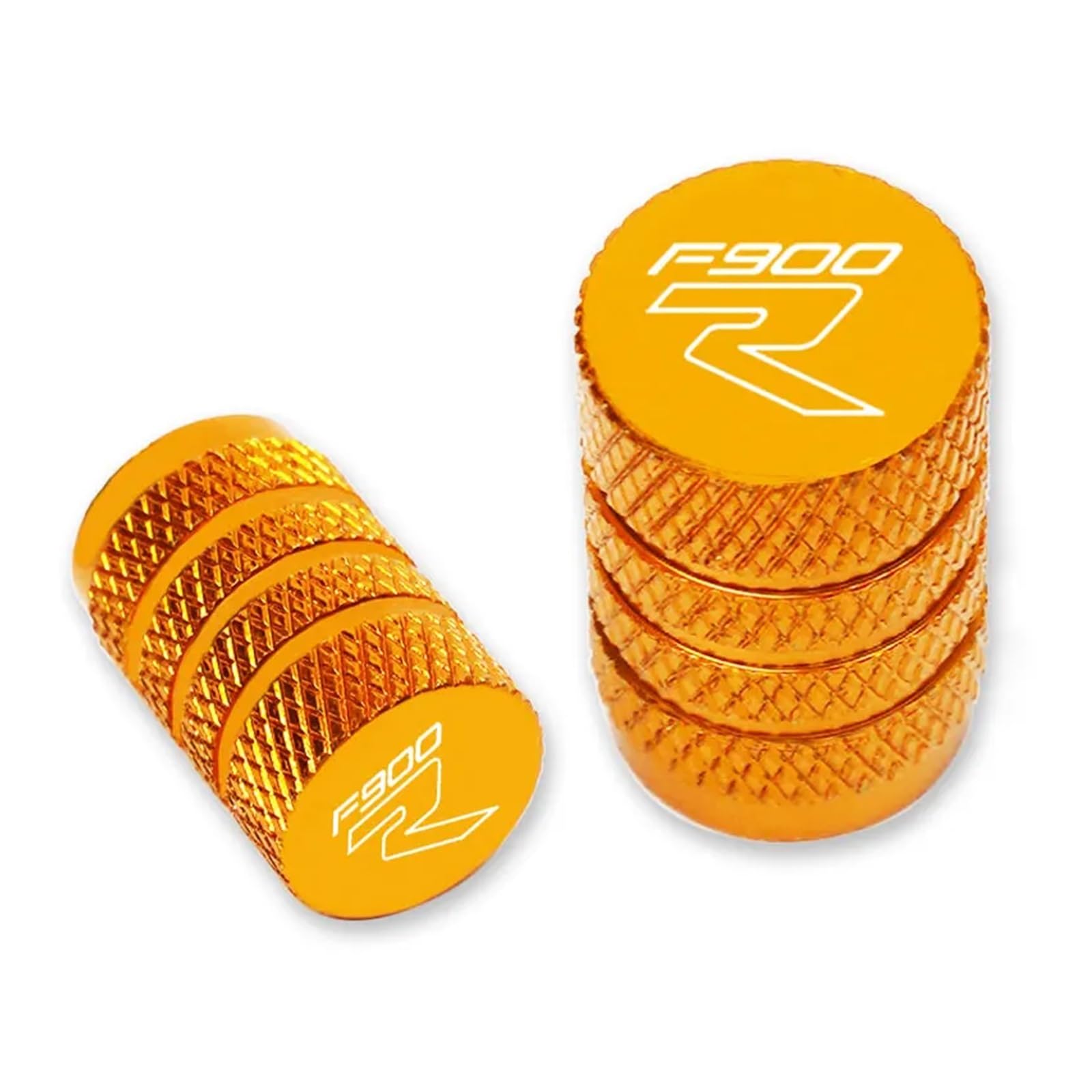 Autoreifen-Luftkappen-Abdeckung Für F900R 2009-2020 2019 2018 2017 2016 Motorradzubehör Radreifenventil Air Port Stem Caps Reifenabdeckungen(Golden) von xiaobin