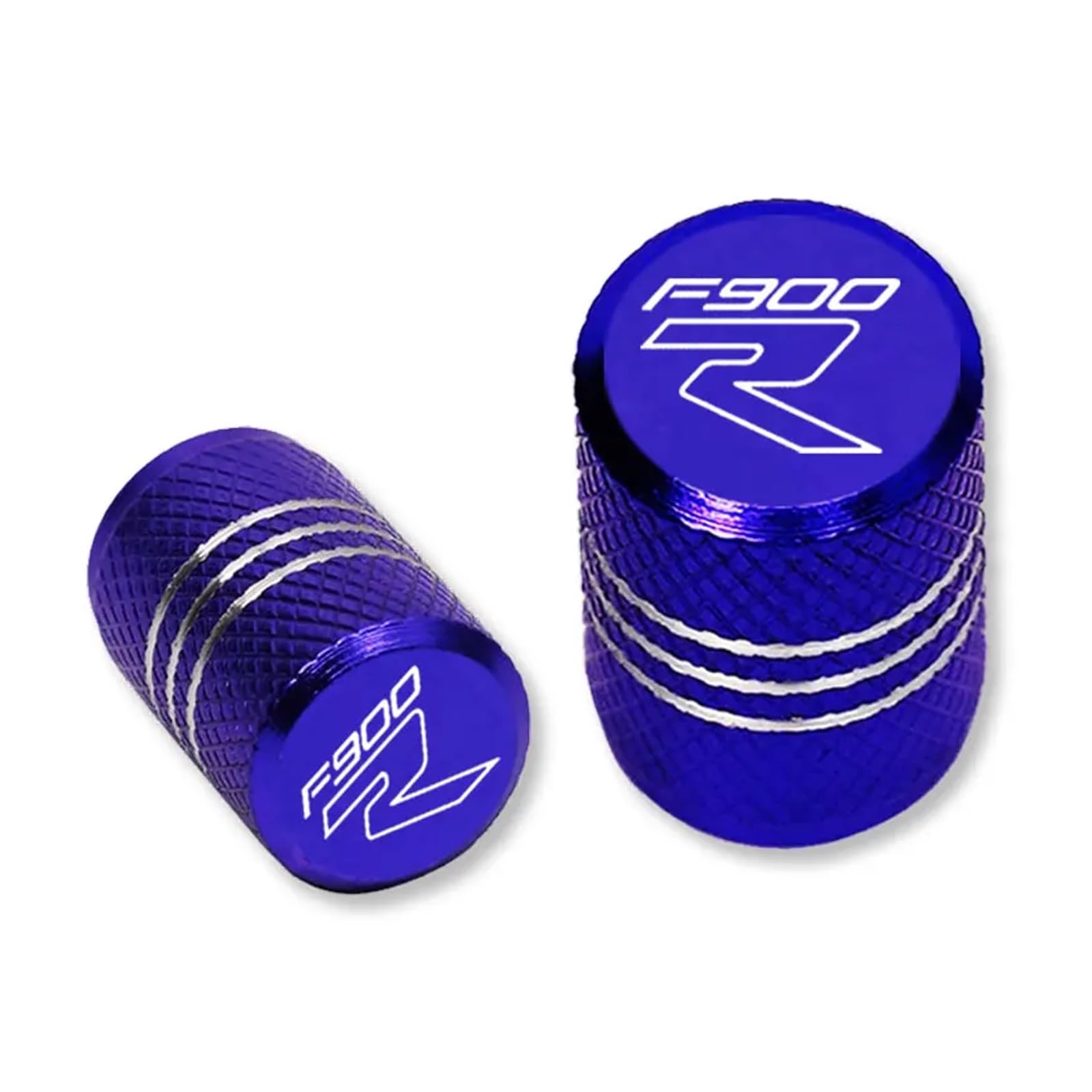 Autoreifen-Luftkappen-Abdeckung Für F900R 2020 Universal Motorrad CNC Aluminium Zubehör Fahrzeug Rad Reifen Ventil Stem Caps Abdeckung Zyklus(Blue) von xiaobin