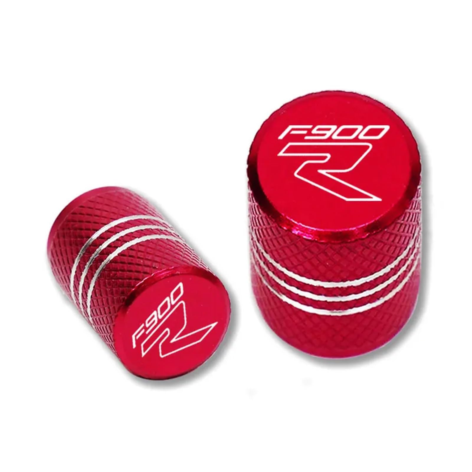 Autoreifen-Luftkappen-Abdeckung Für F900R 2020 Universal Motorrad CNC Aluminium Zubehör Fahrzeug Rad Reifen Ventil Stem Caps Abdeckung Zyklus(Red) von xiaobin