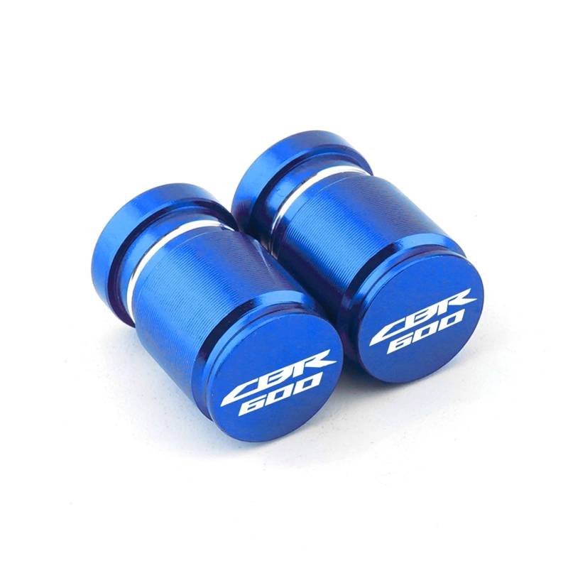 Autoreifen-Luftkappen-Abdeckung Für HON@&DA CBR600 Motorrad CNC Zubehör Rad Reifen Ventil Luft Port Stem Abdeckung Kappe Stecker(Blue) von xiaobin