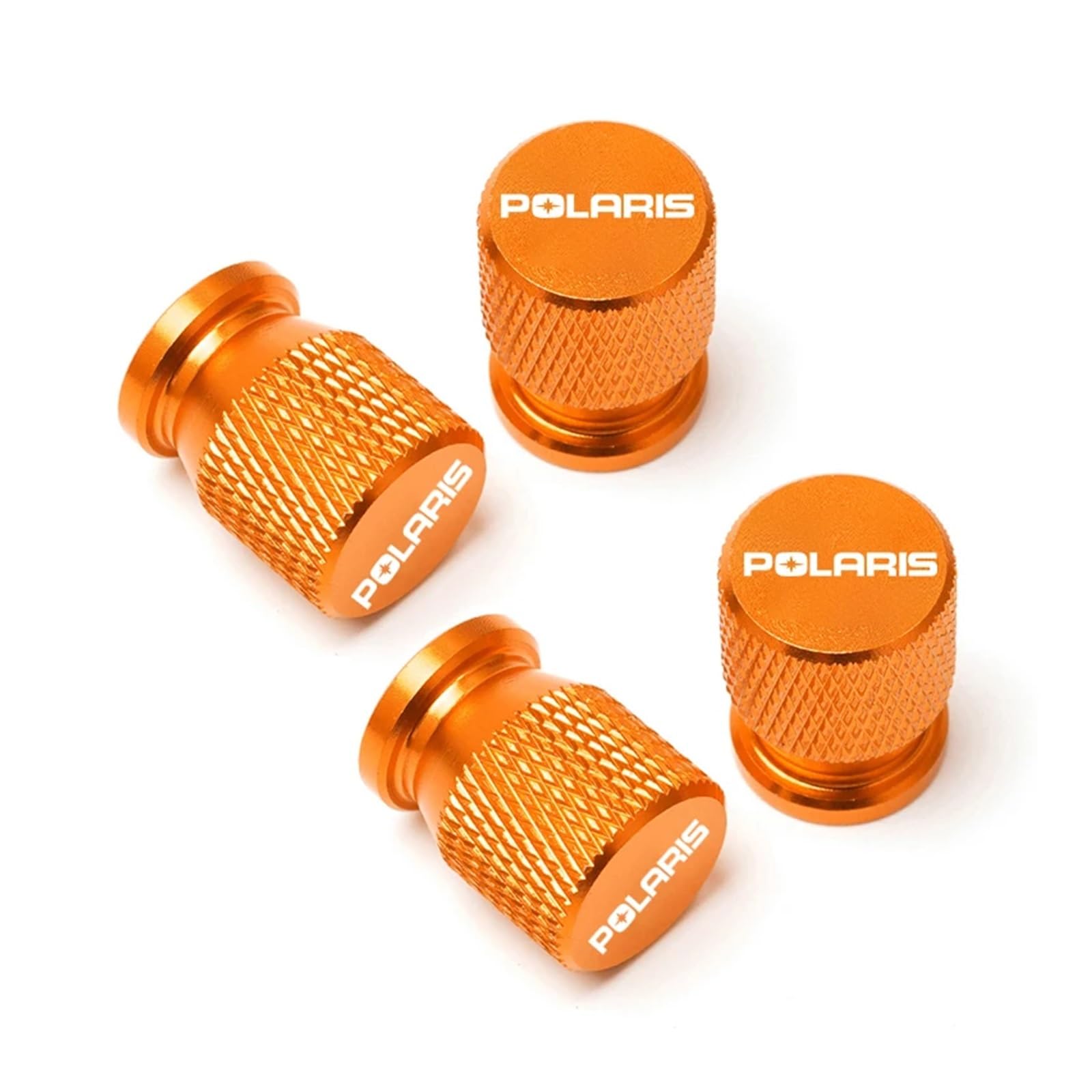 Autoreifen-Luftkappen-Abdeckung Für Polaris Autozubehör Auto Rad Reifen Ventilkappen Reifenschaftabdeckungen Airdust Wasserdicht(Orange2) von xiaobin