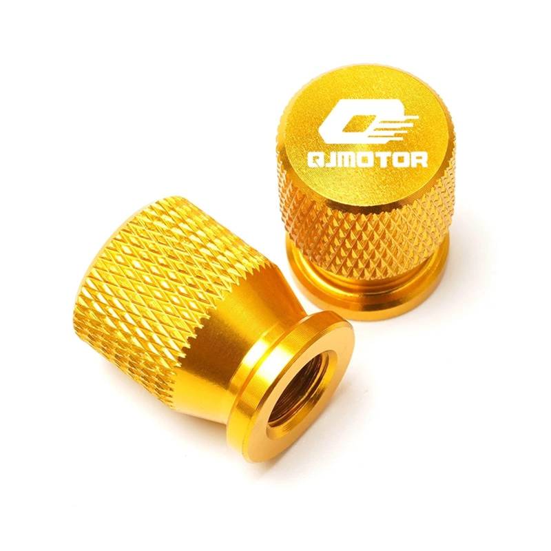 Autoreifen-Luftkappen-Abdeckung Für QJ Motor SRT Srk 650 800 S 500S S800 800X 800SX 800SRT 800X Motorrad Reifen Ventil Air Port stem Cap Abdeckung CNC Teile(Gold) von xiaobin