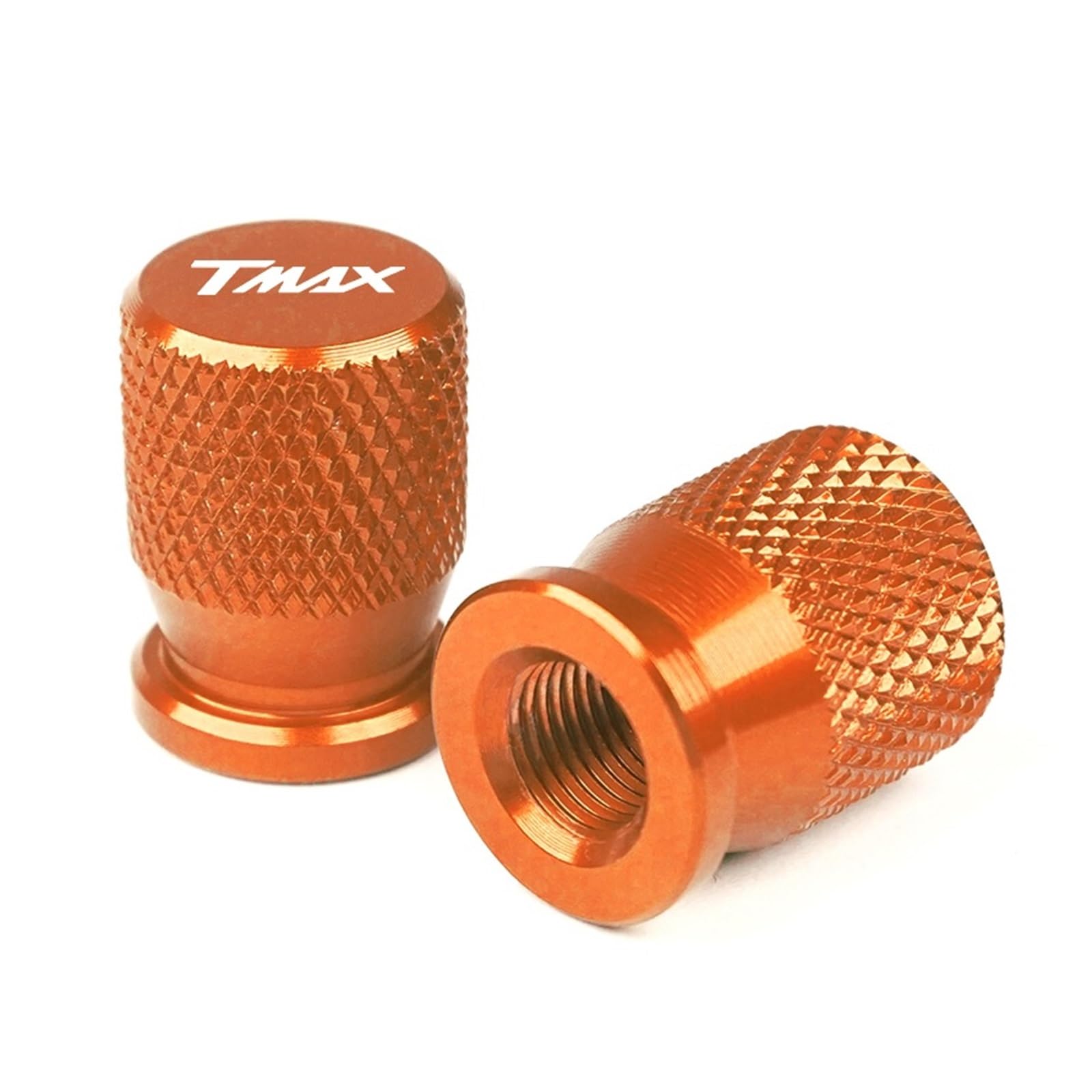 Autoreifen-Luftkappen-Abdeckung Für TMAX 500 530 560 TMax530 DX SX 2011-2020 Motorrad Zubehör Rad Reifen Ventil Stem Caps CNC Luftdichte Abdeckungen(Orange) von xiaobin