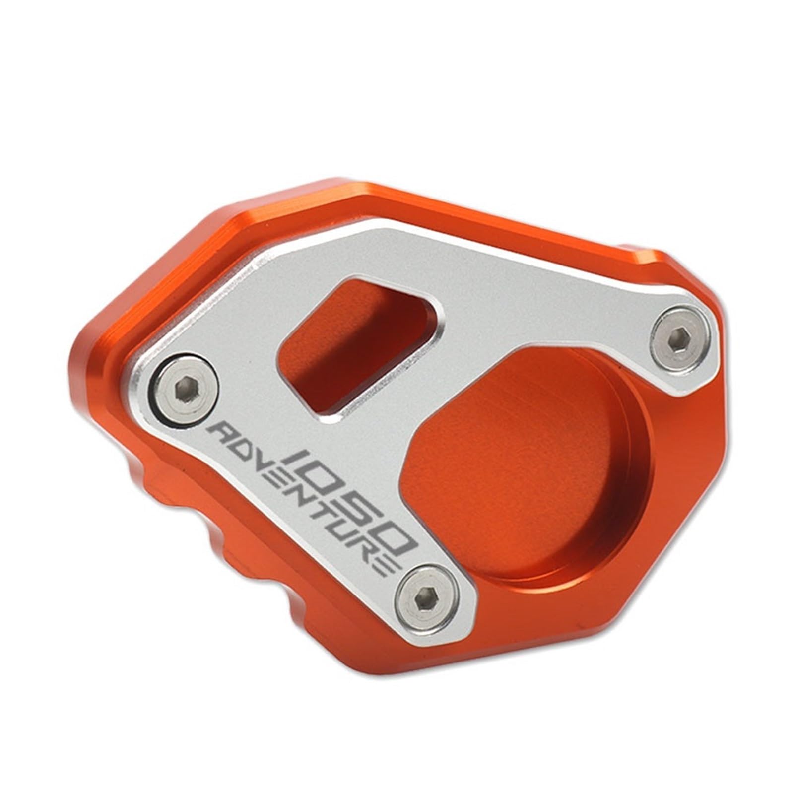 Motorrad-Ständerpolsterplatte Für 1050 1090 Adventure ADV Motorrad Zubehör CNC Kickstand Fuß Seite Stehen Verlängerung Pad Unterstützung Platte(1050 ADV-Orange) von xiaobin