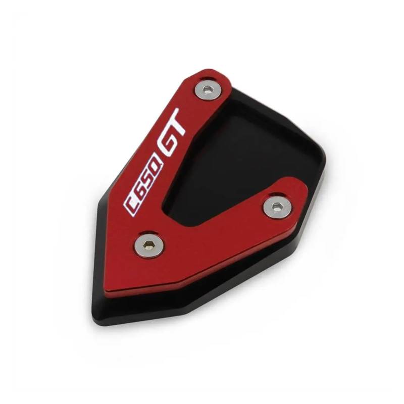 Motorrad-Ständerpolsterplatte Für C600 Sport C650GT 2012-2023 Motorrad Zubehör CNC Kickstand Fuß Seite Stehen Verlängerung Pad Unterstützung Platte(Red) von xiaobin