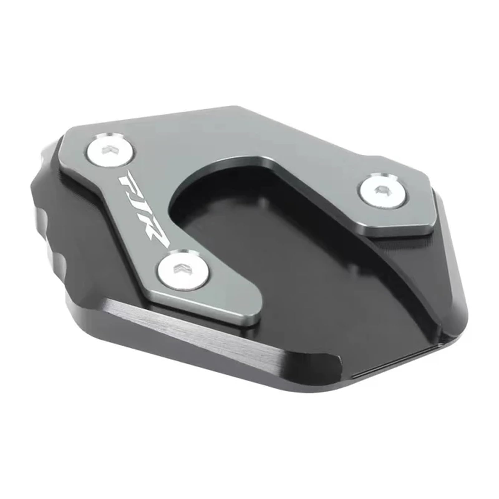 Motorrad-Ständerpolsterplatte Für FJR1300 2001-2019 Motorrad Kickstand Verlängerung Pad Fuß Seite Stehen Vergrößern Unterstützung Platte Zubehör(Titanium-with Logo) von xiaobin