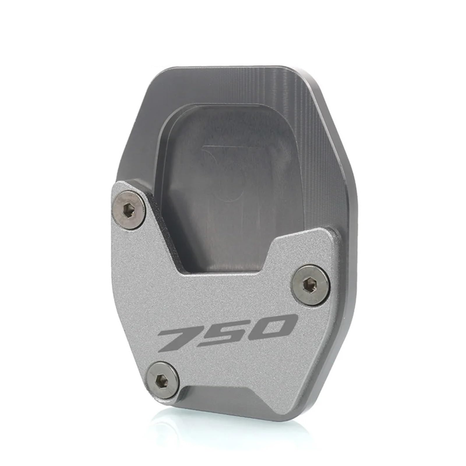 Motorrad-Ständerpolsterplatte Für Forza 750 2021 2022 2023 Motorrad CNC Aluminium Kickstand Fuß Seitenständer Verlängerung Pad Stützplatte(Titanium) von xiaobin