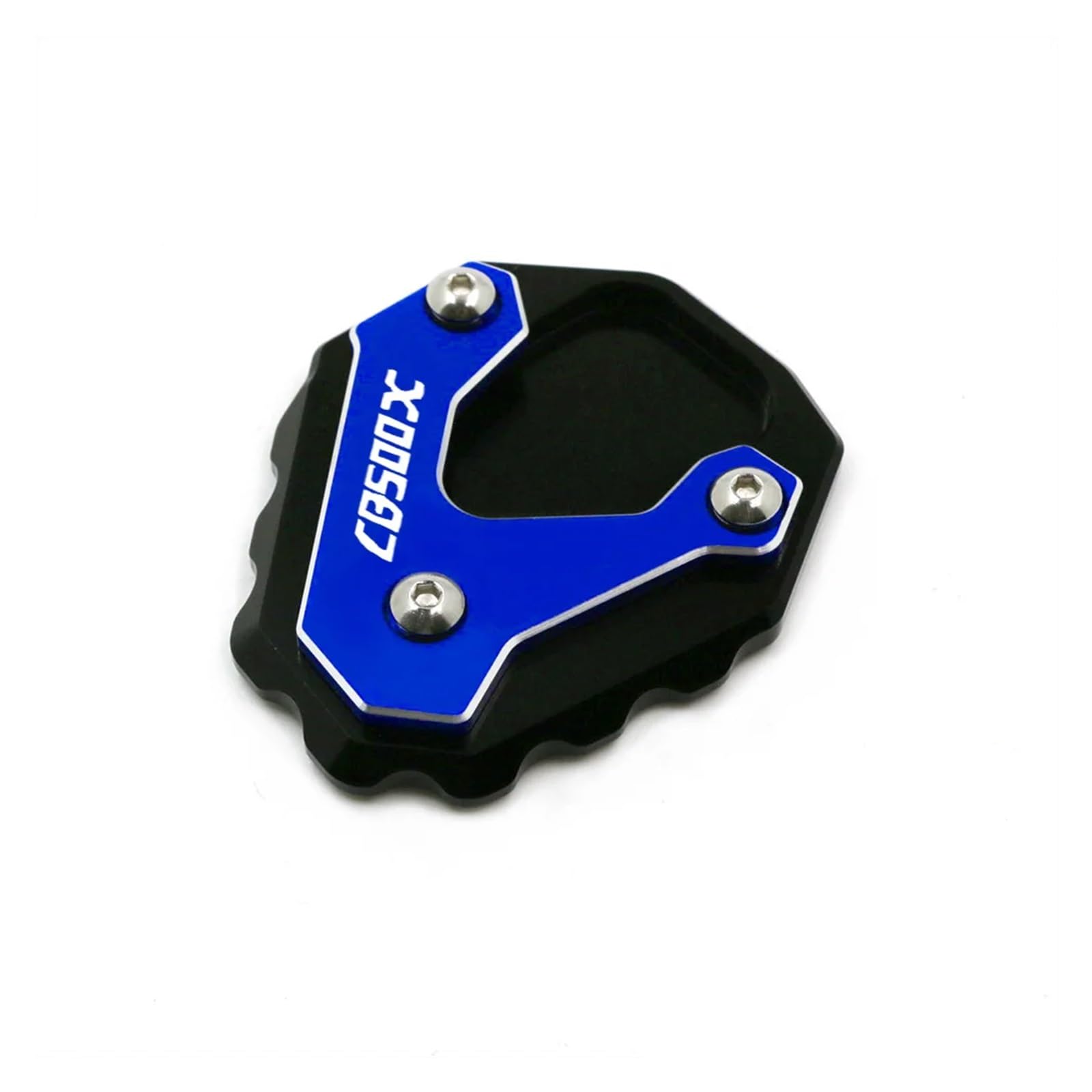 Motorrad-Ständerpolsterplatte Für HON@&DA CB500X 2013-2023 Motorrad CNC Kickstand Vergrößern Platte Fuß Seitenständer Enlarger Erweiterung Unterstützung Pad(Blue) von xiaobin