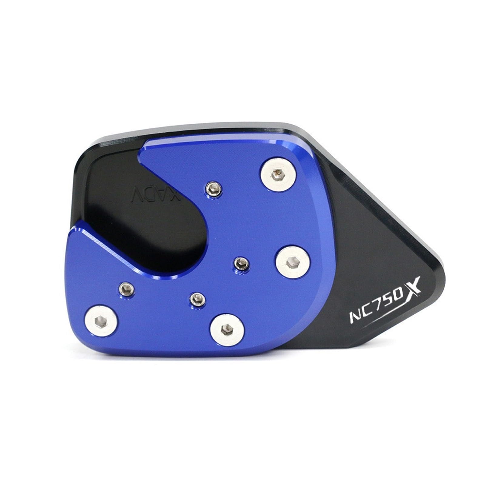 Motorrad-Ständerpolsterplatte Für HON@&DA NC750X DCT 2014-2023 XADV 750 X-ADV750 Fußseitenständer Pad Platte Kickstand Enlarger Support Extension(14-20 Blue) von xiaobin